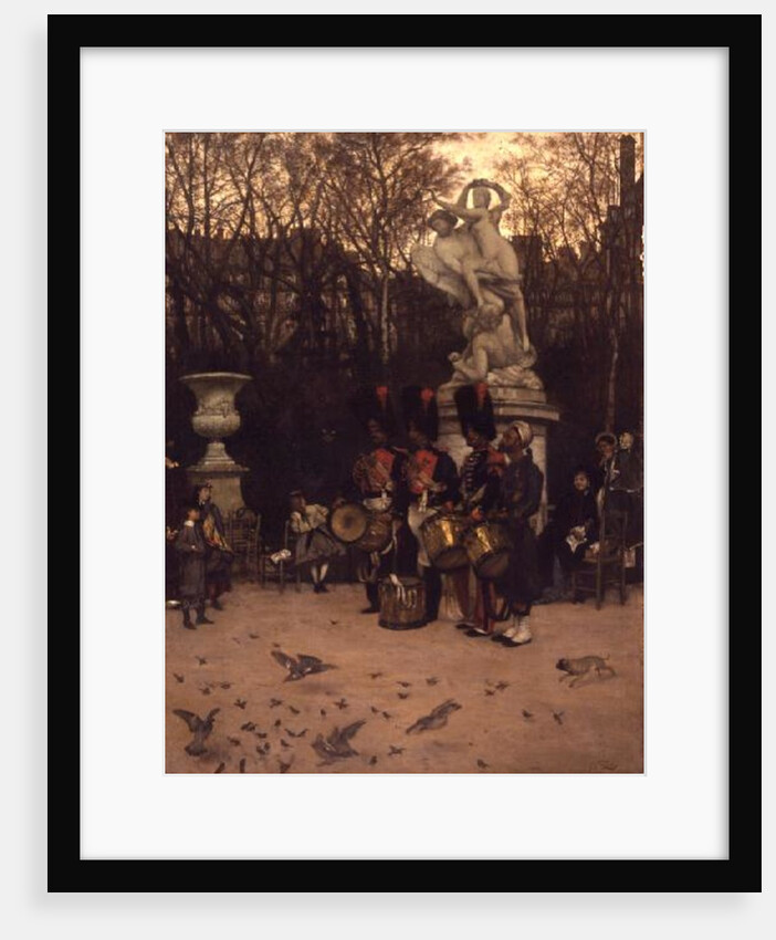 Beating the Retreat in the Tuileries Gardens, 1867 by James Jacques Joseph Tissot