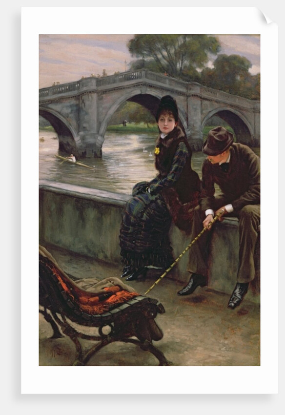 Richmond Bridge, c.1878 by James Jacques Joseph Tissot