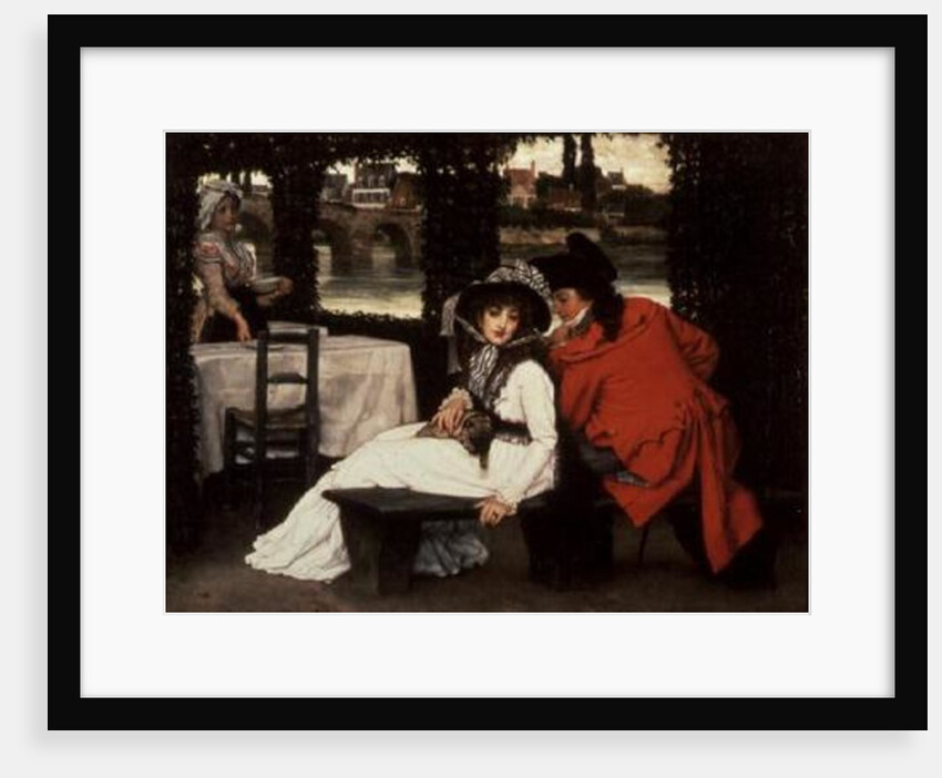 A Tryst at a Riverside Cafe, c.1869 by James Jacques Joseph Tissot