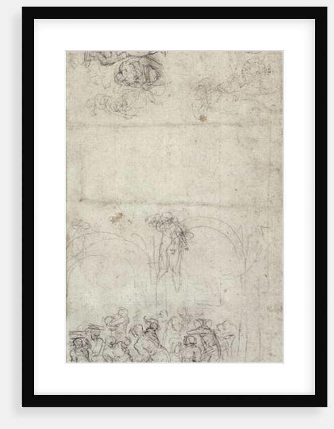Study for The Last Judgment by Michelangelo Buonarroti