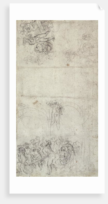 Study for The Last Judgment by Michelangelo Buonarroti