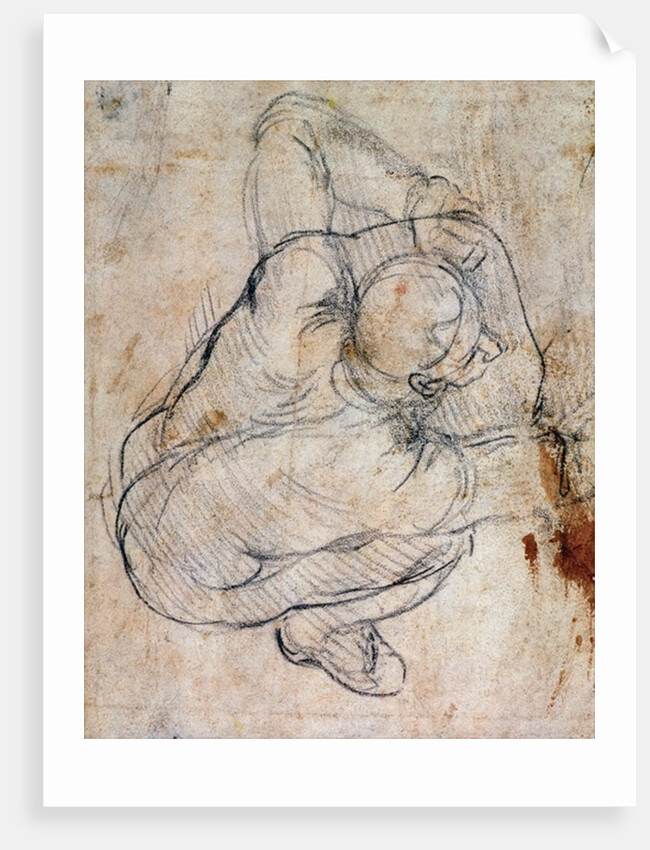 Study for the Last Judgement by Michelangelo Buonarroti