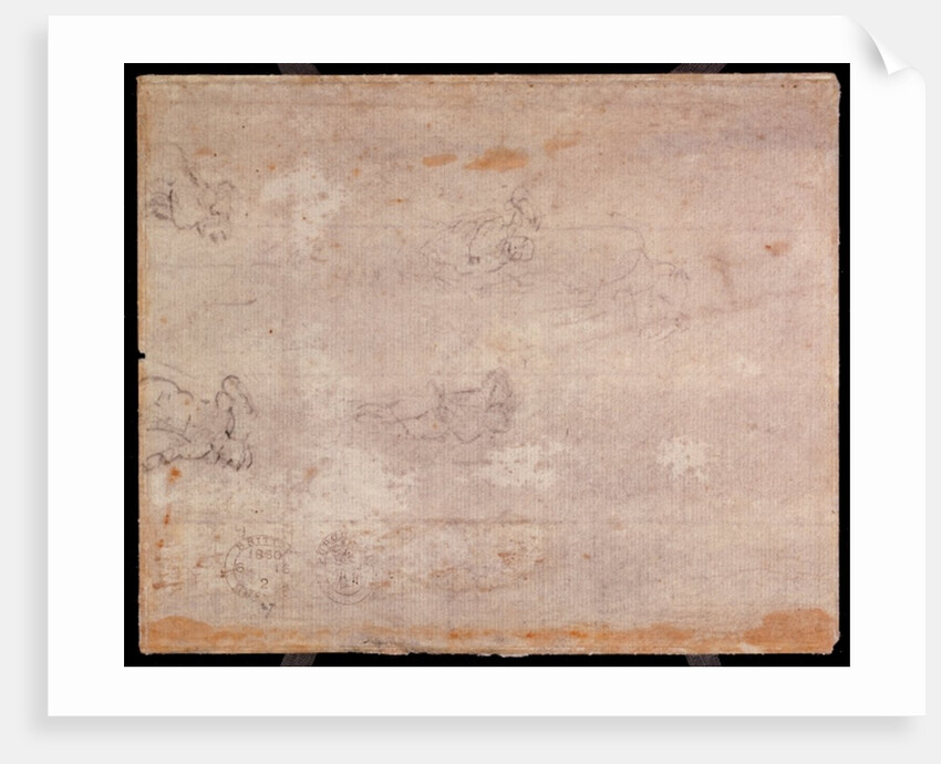 Study of Figures by Michelangelo Buonarroti