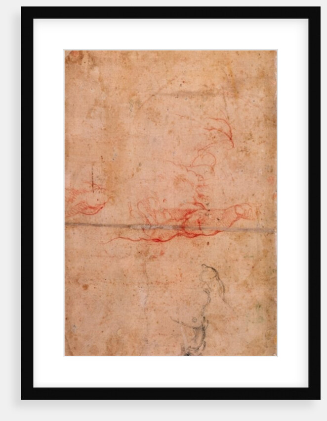 Preparatory Study for the Punishment of Haman by Michelangelo Buonarroti