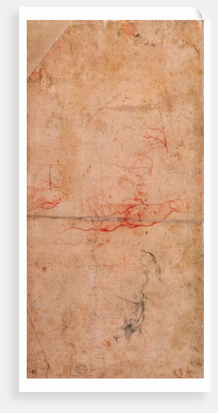 Preparatory Study for the Punishment of Haman by Michelangelo Buonarroti
