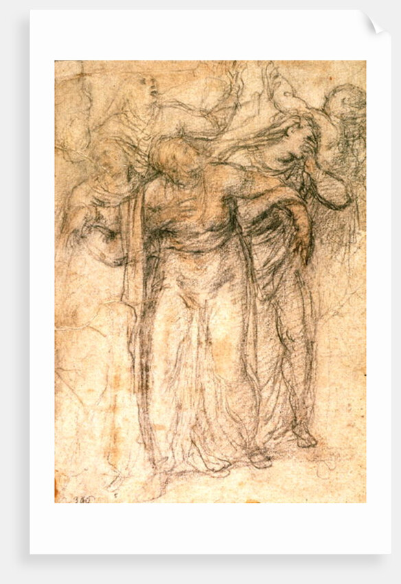 Study of Mourning Women by Michelangelo Buonarroti