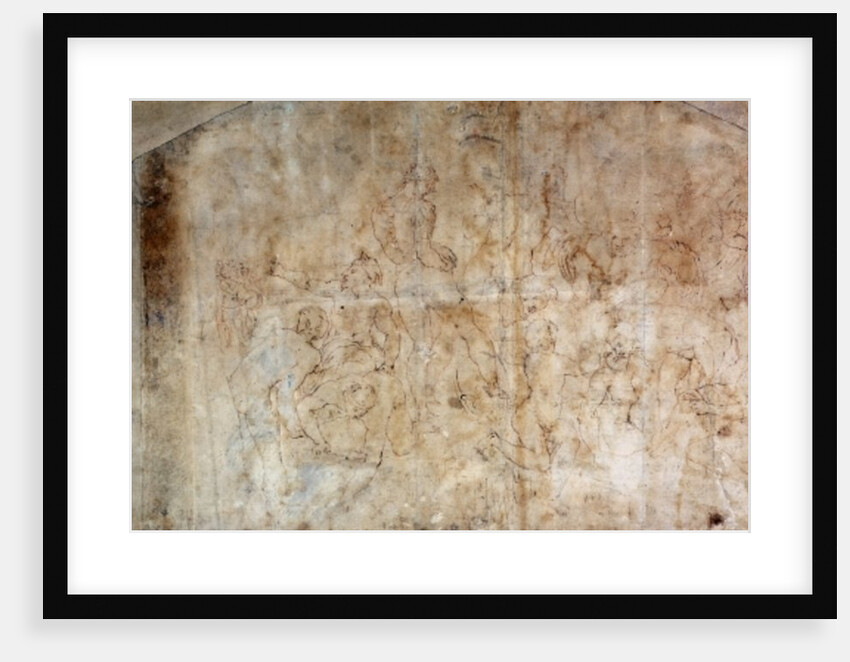 Study for the 'Battle of Cascina' 1504 by Michelangelo Buonarroti