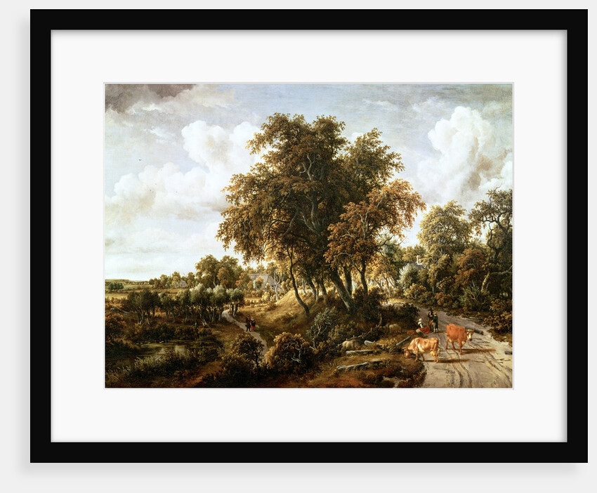 Road on the Dyke by Meindert Hobbema