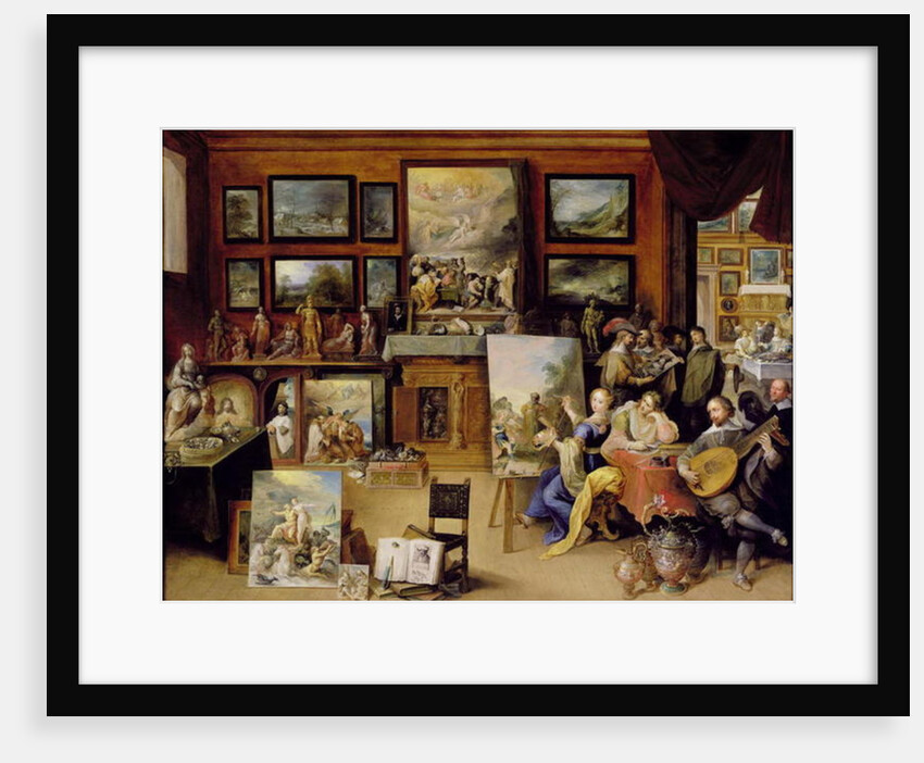 Pictura, Poesis and Musica in a Pronkkamer by Frans II the Younger Francken