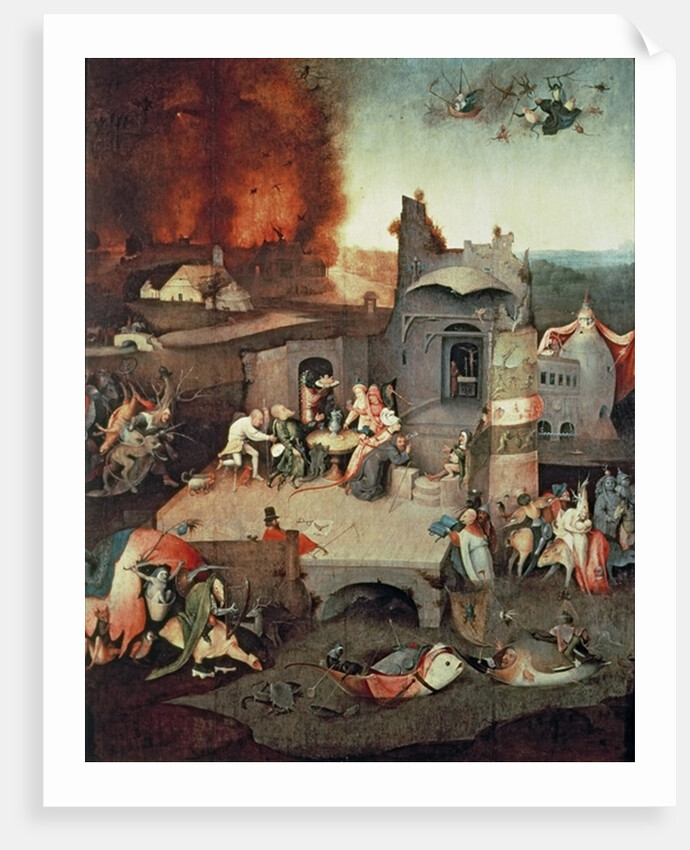 Temptation of Saint Anthony, c.1500 by Hieronymus Bosch