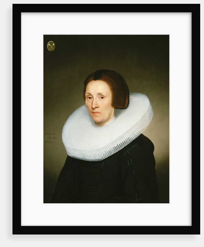 Portrait of Johanna van Diemen, aged 61, 1647 by Jacob Gerritsz Cuyp