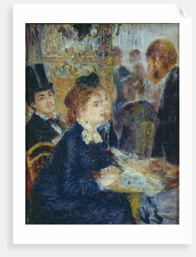 At the Cafe, c.1877 by Pierre Auguste Renoir