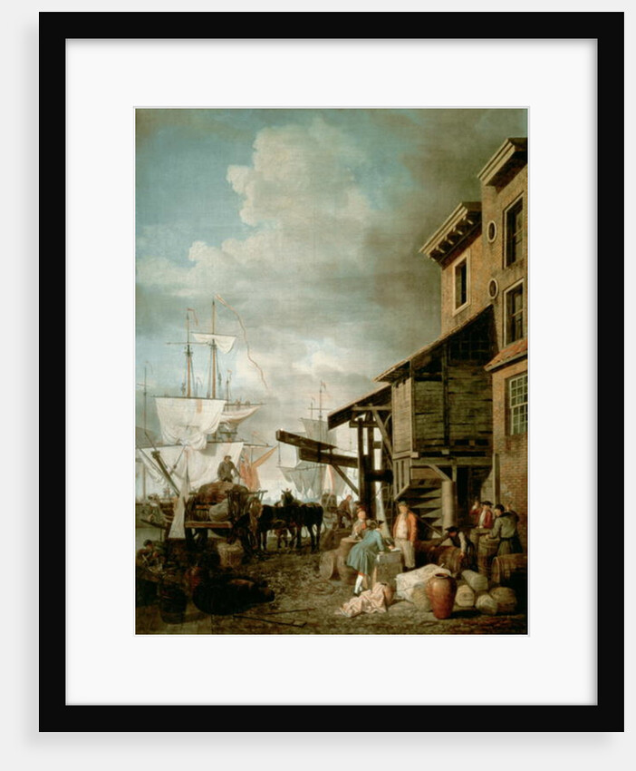 Custom House Quay by Samuel Scott