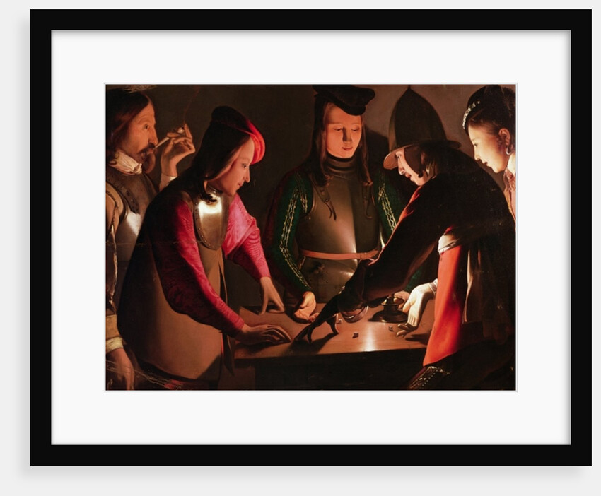 The Dice Players, 17th century by Georges de la Tour