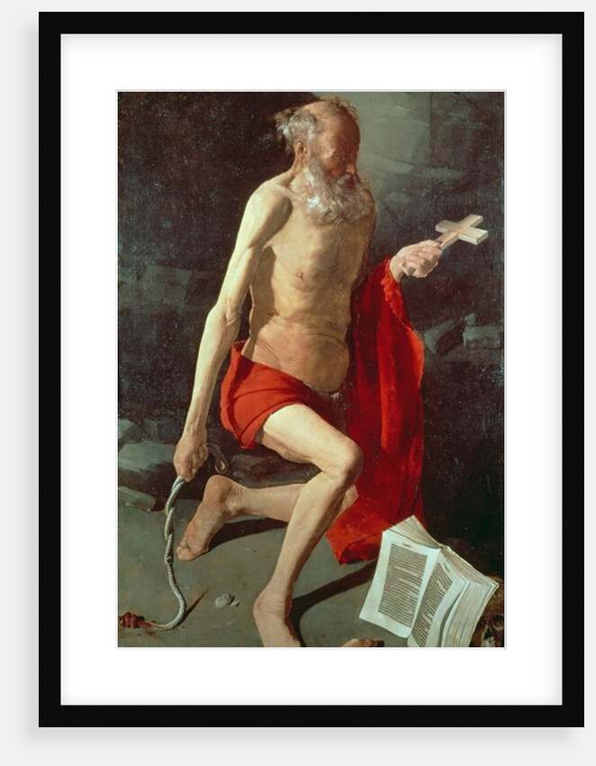 St. Jerome, c.1620 by Georges de la Tour