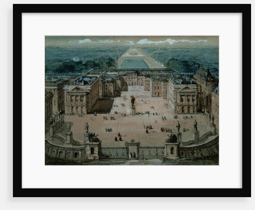 View of Versailles by Luigi Loir