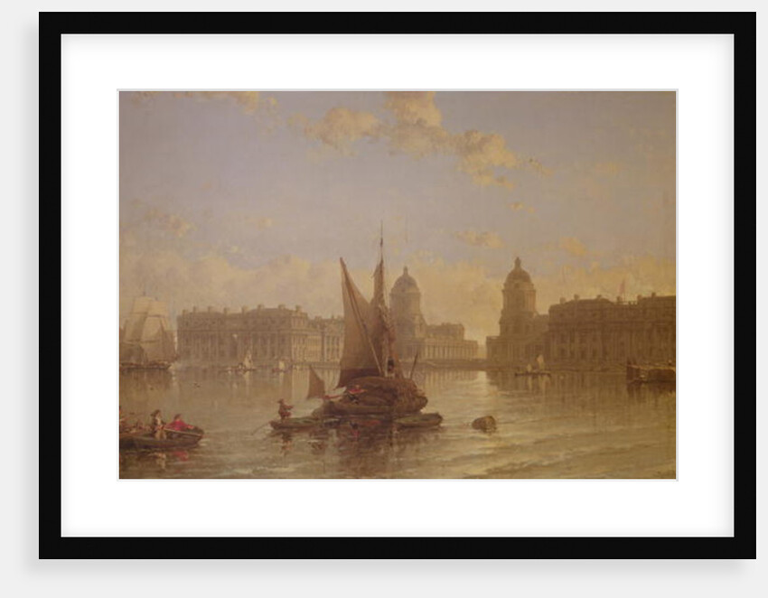 Shipping on the Thames at Greenwich by David Roberts