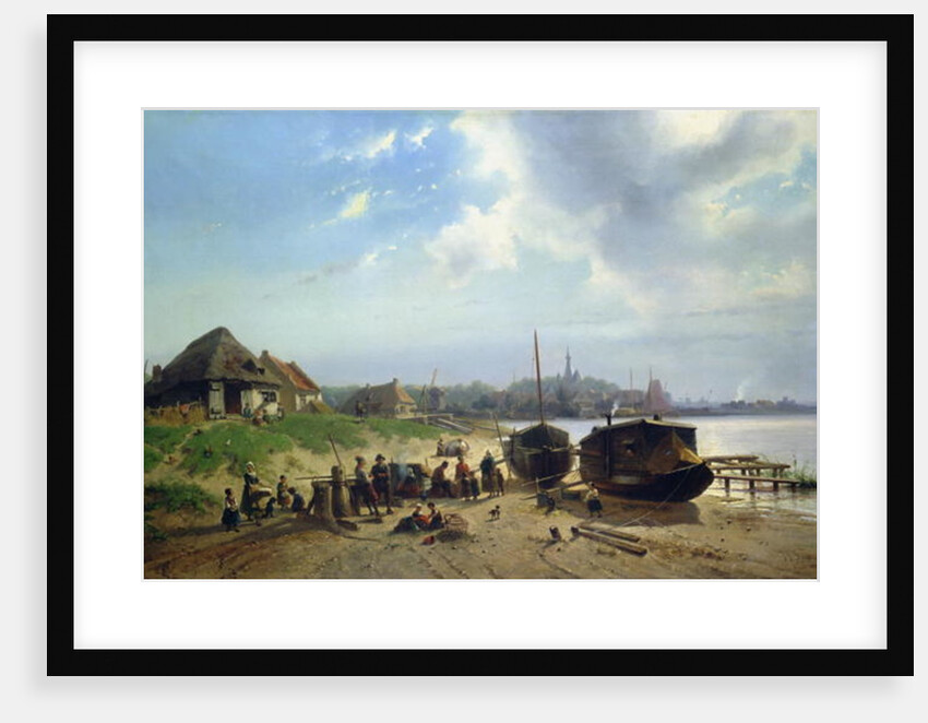 View of the Dutch Coast by Johan Gerard Smits