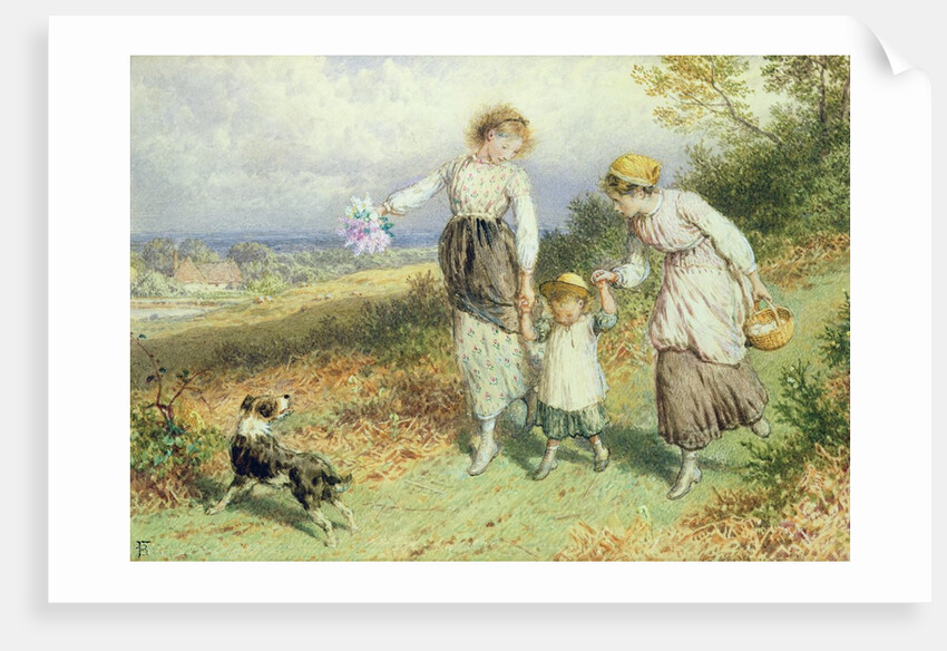 Returning from the Village, 19th century by Myles Birket Foster