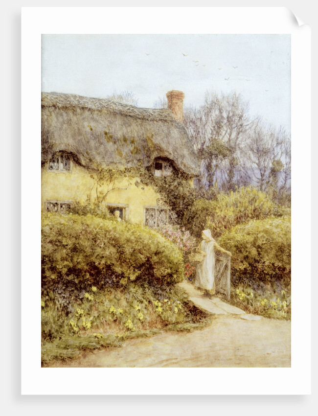 Cottage near Freshwater by Helen Allingham