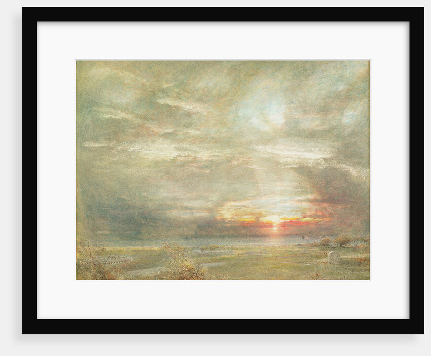 Venice from the Hebrew Cemetery by Albert Goodwin