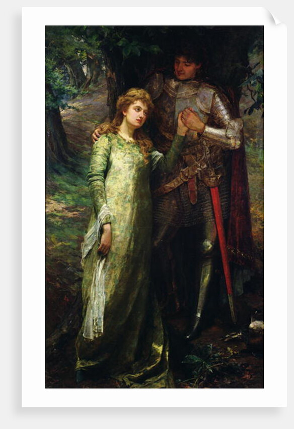 A knight and his lady by William G. Mackenzie