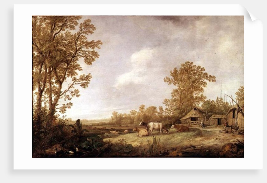 Farmyard Scene by Aelbert Cuyp