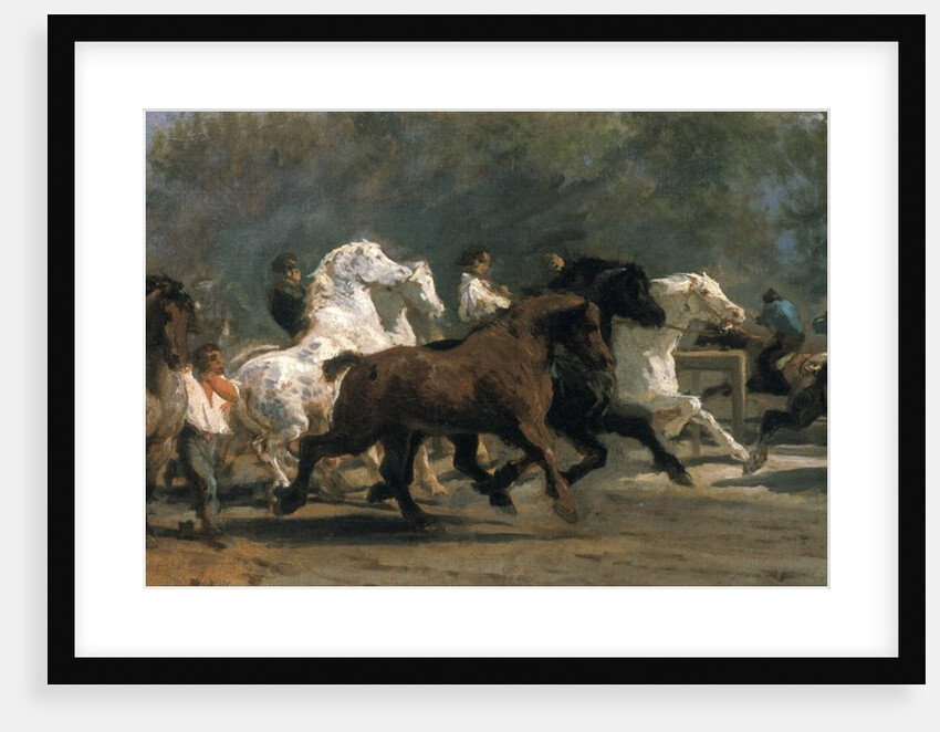 Study for the Horsemarket, 1852-54 by Rosa Bonheur