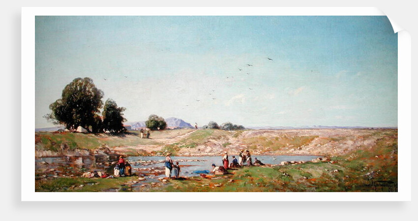 The Durance Valley, 1867 by Paul Camille Guigou