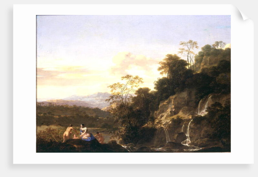 Landscape with Nymphs by Dirck van der Lisse