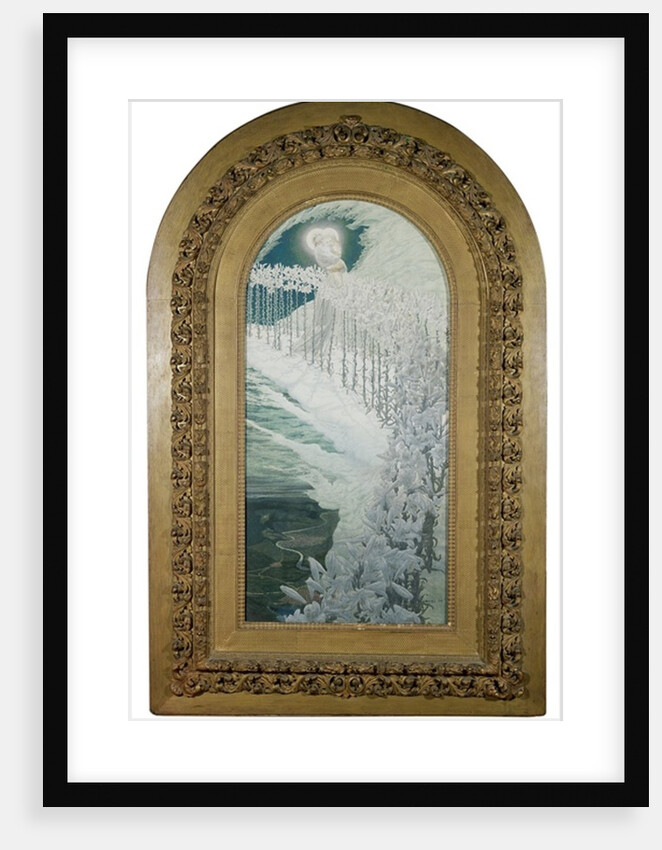 Virgin of the Lilies, 1899 by Carlos Schwabe