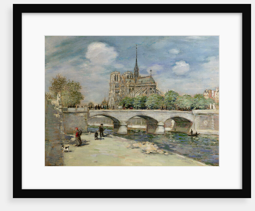 Notre Dame de Paris by Jean Francois Raffaelli