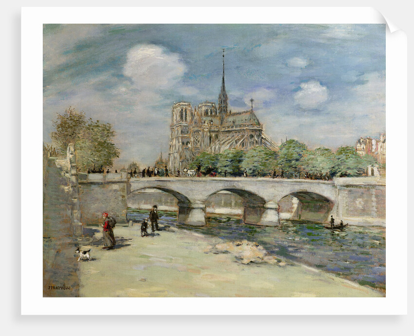 Notre Dame de Paris by Jean Francois Raffaelli