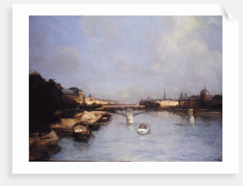 River Seine, Paris by Antoine Vollon