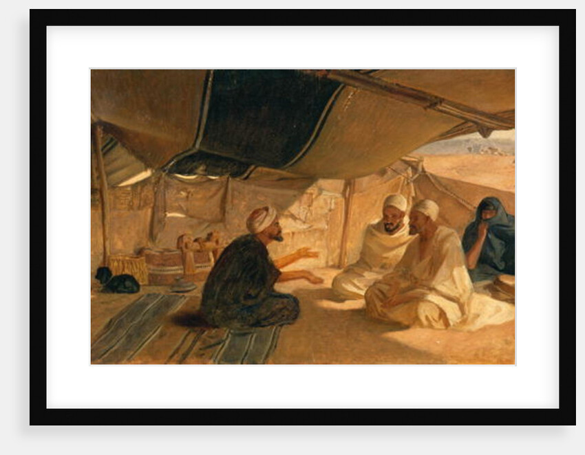 Arabs in the Desert, 1871 by Frederick Goodall