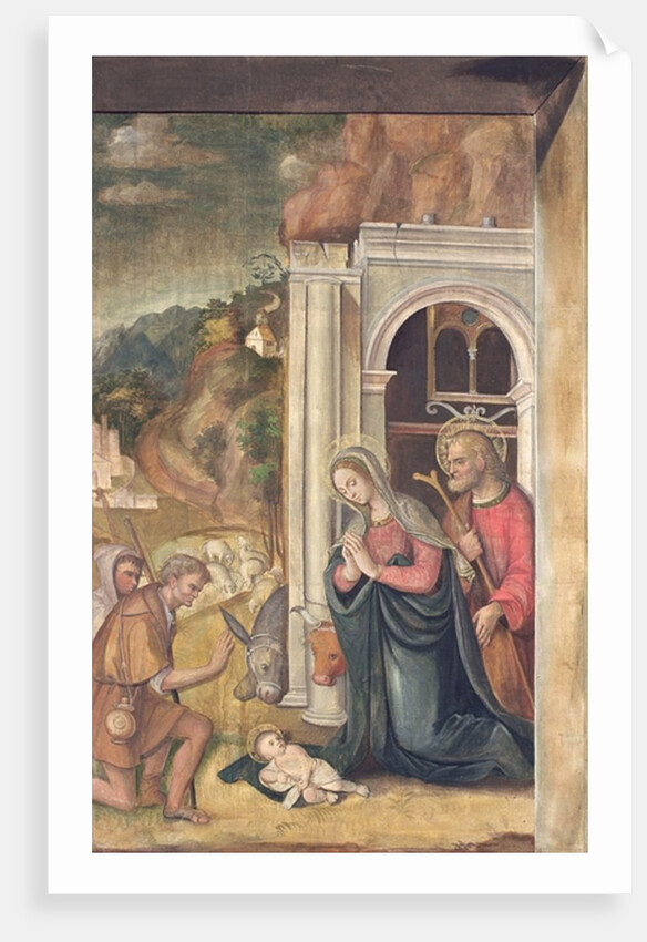 Adoration of the Shepherds, 1517 by Francesco Casella