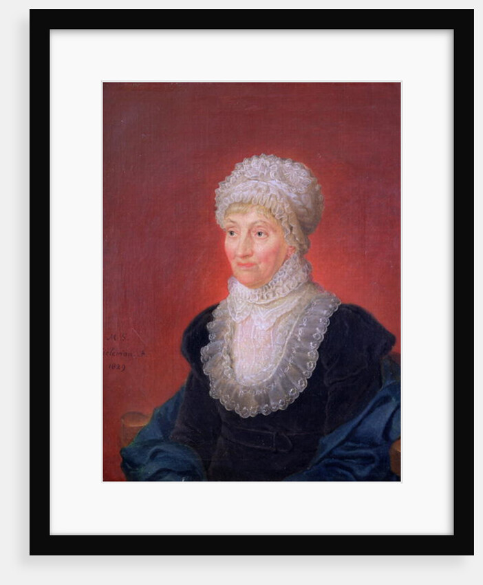 Caroline Herschel, 1829 by Martin Francois Tielemans