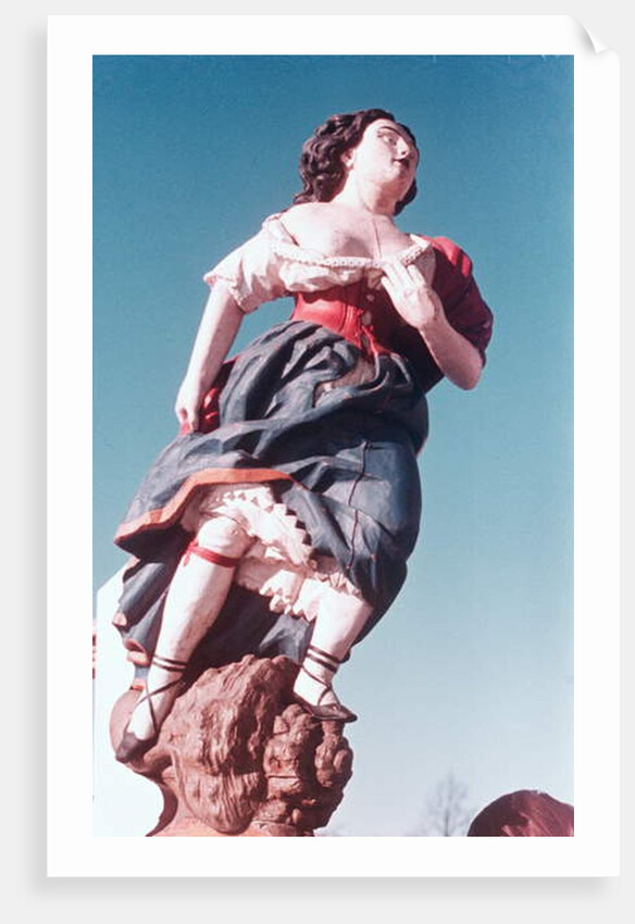 Figurehead from unknown sailing ship, mid-18th century by Swedish School