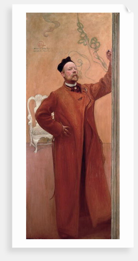 In Front of the Mirror: Self Portrait, 1900 by Carl Larsson