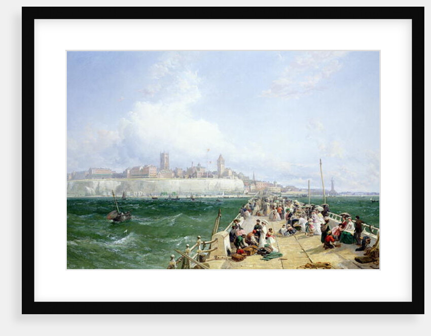 A View of Margate from the Pier, 1868 by James Webb