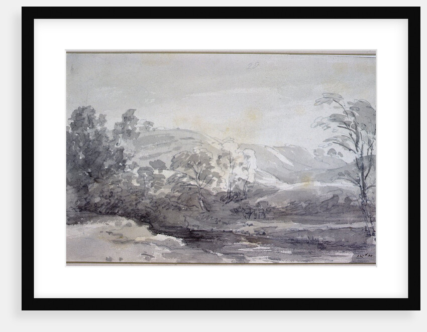 A View in Derbyshire by John Constable