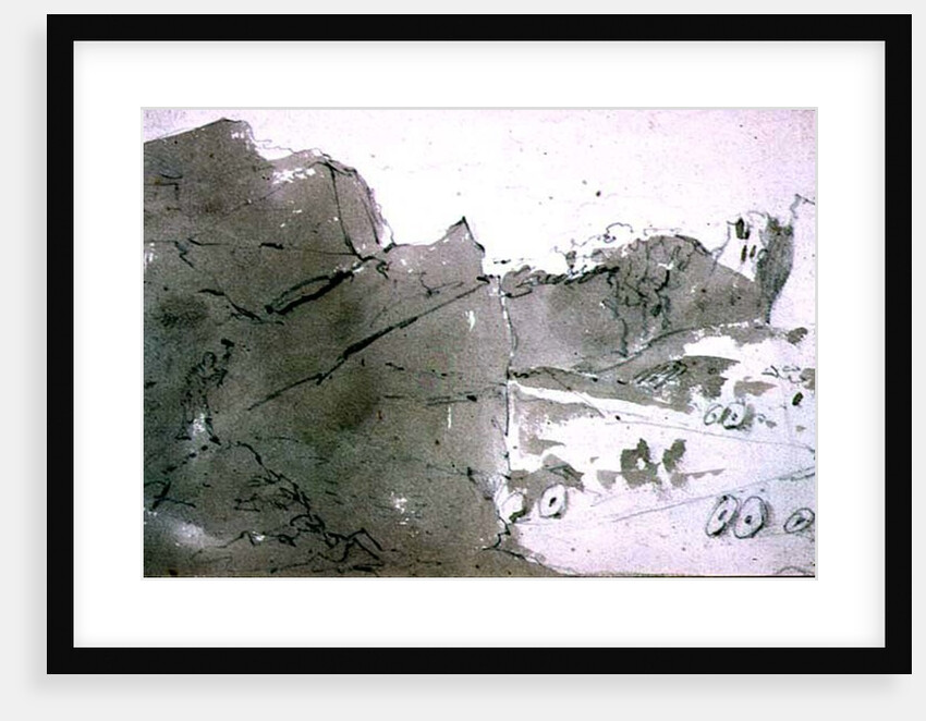 A Quarry for Mill-stones in Derbyshire, 1801 by John Constable