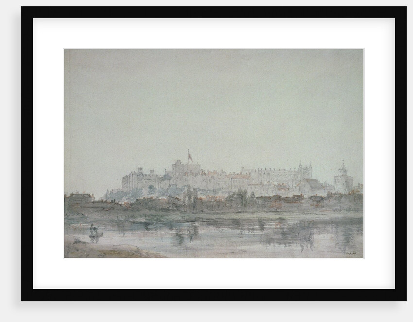 Windsor Castle from the River, 19th century by John Constable