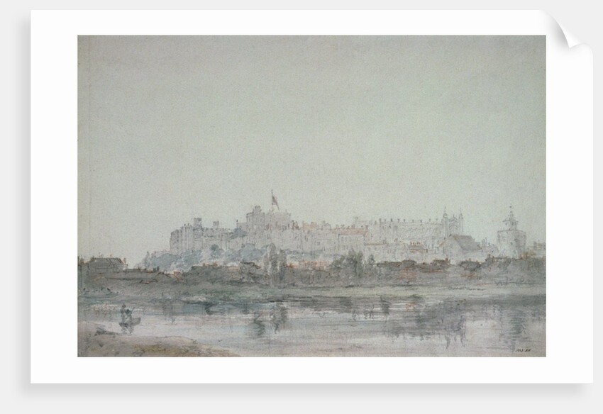 Windsor Castle from the River, 19th century by John Constable