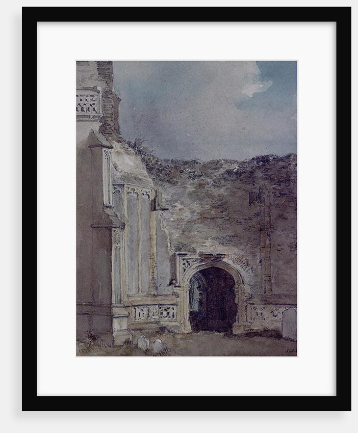 East Bergholt Church: North Archway of the Ruined Tower by John Constable