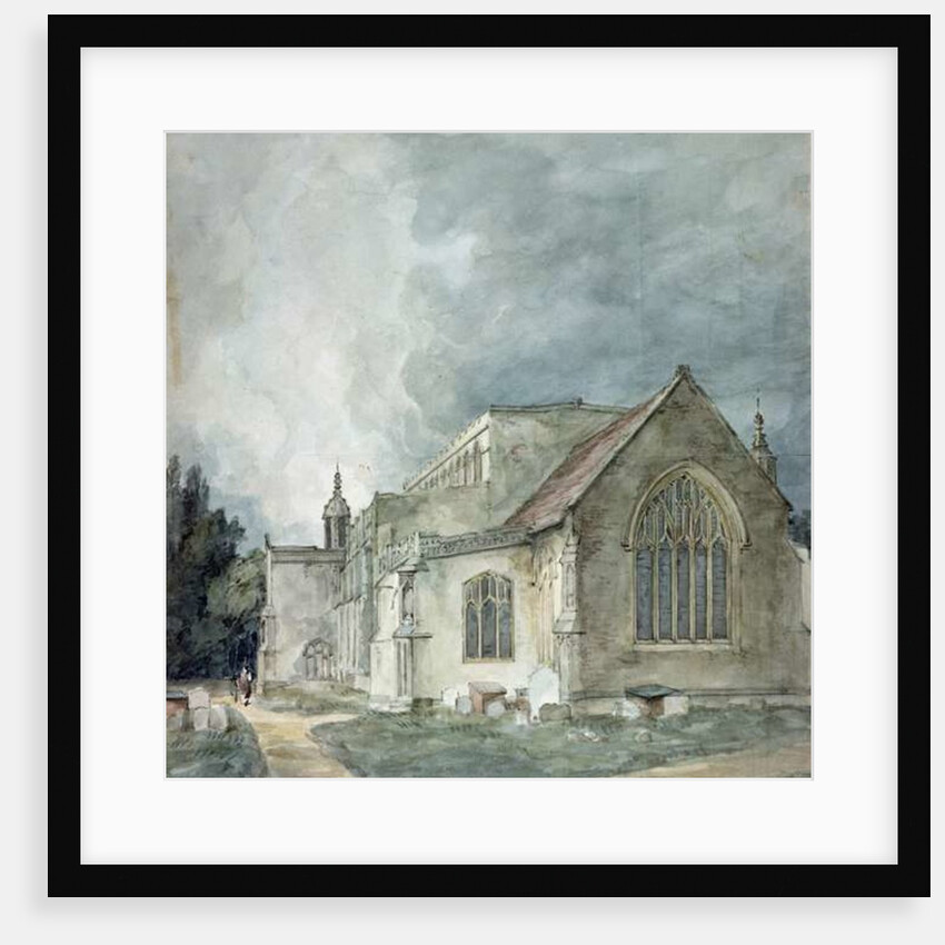 East Bergholt Church, c.1805-11 by John Constable