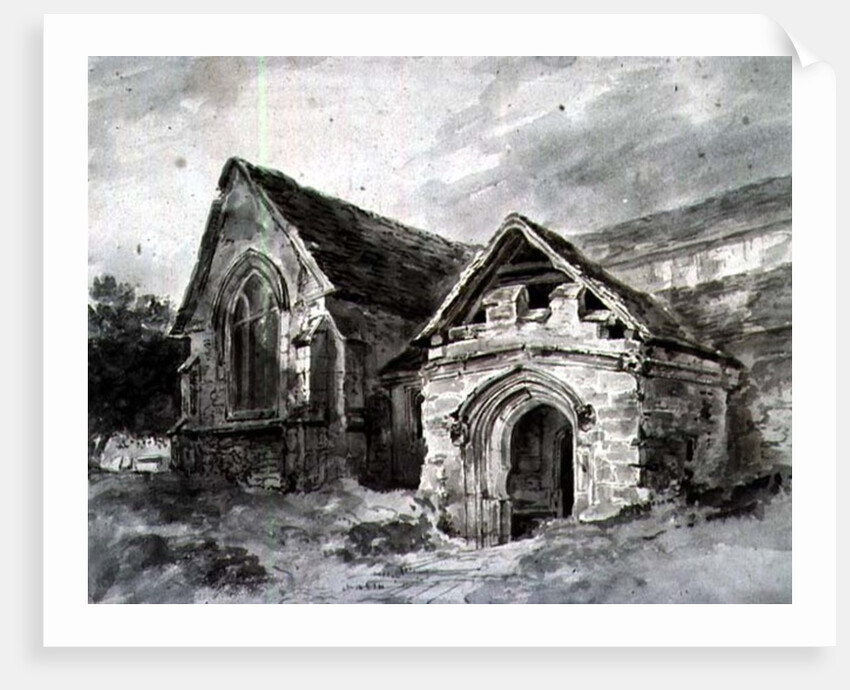Porch and Transept of a Church, c.1805-11 by John Constable