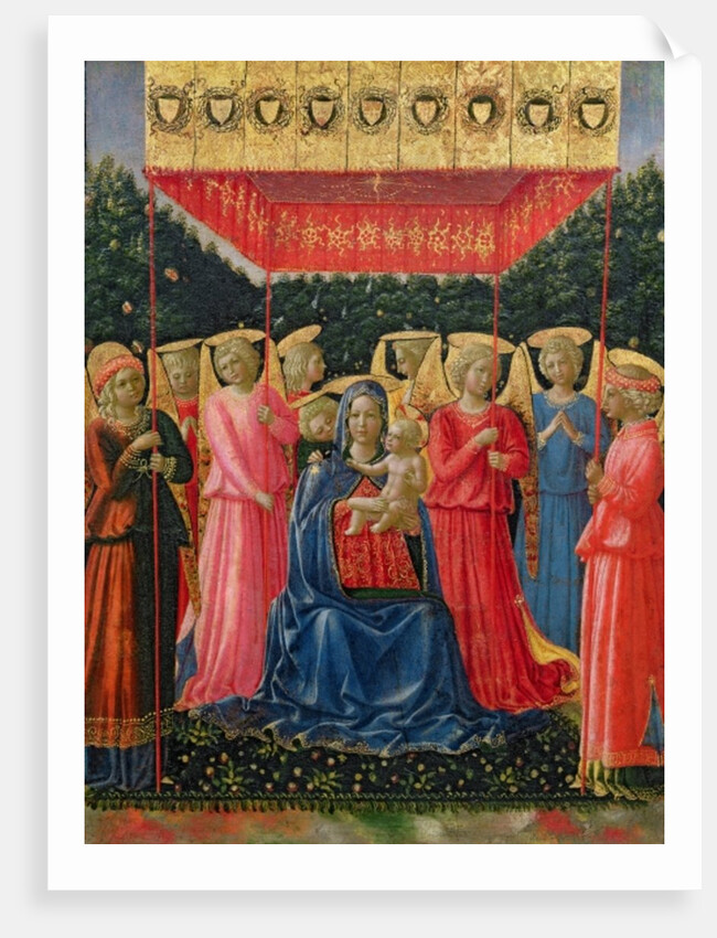 The Virgin and Child with Angels, c.1447-50 by Benozzo di Lese di Sandro Gozzoli