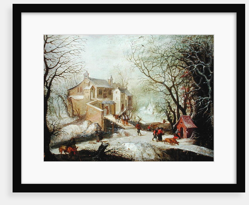 Winter Landscape by Joos or Josse de The Younger Momper