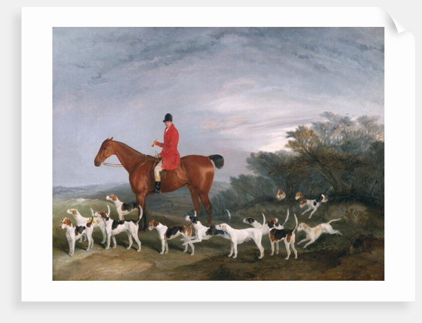 Out Hunting, 1841 by Richard Barrett Davis